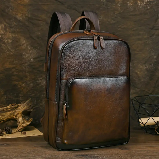 Mochila Cuero Premium